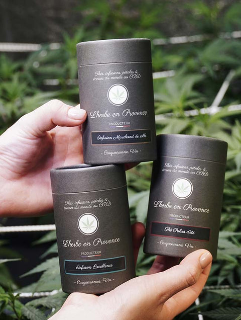 infusions cbd lherbe en provence the cbd et infusion au chanvre naturel pour pause detente