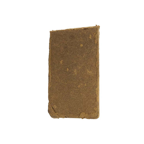 Résine CBD Mousseux Lemon Pop française à texture mousseuse claire, teinte jaune pâle et profil aromatique citronné frais.